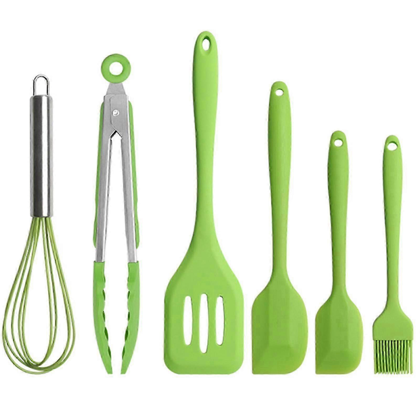 6pcs Non Stick Silicone Baking Tool Set