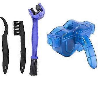 Bicycle Cleaner Tool-4 pieces Bike Chain Cleaner kit Quick Clean Tool For All Types of Bicycle