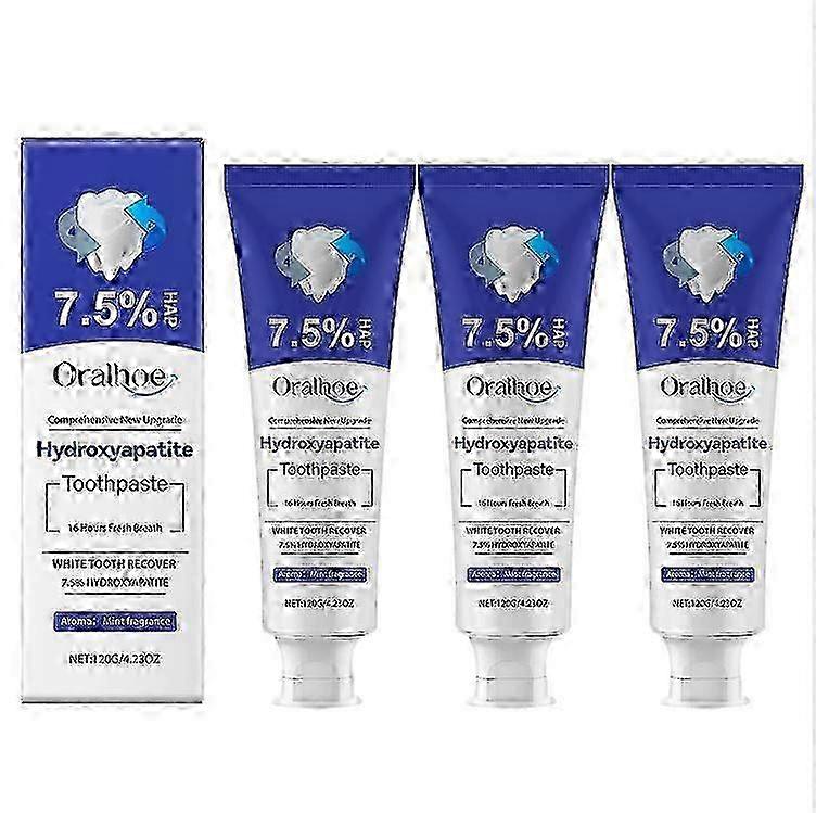 1-3PCS 7.5 Hydroxyapatite Toothpaste, Hidroxiapatita Toothpaste for Enamel
