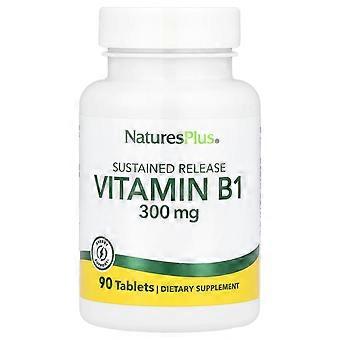 NaturesPlus, Vitamin B1, 300 mg, 90 Tabletten