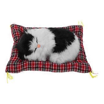 Figura interactiva de gato maullando para decoración.