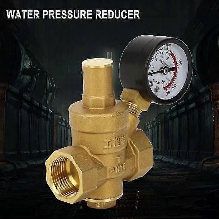 DN20 Brass Pressure Reducer with Gauge