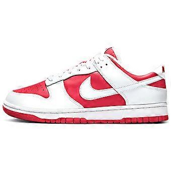 Nike Dunk Leather Low top Skateboard Shoes Men's Reverse White Red DD1391-600