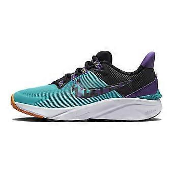 Nike Star Runner 4 SE Cushioning Abrasion Resistant Low top Running Shoes Green Purple Unisex FJ1805-300