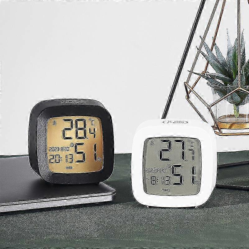 LCD Desk Clock With Temp And Humidity