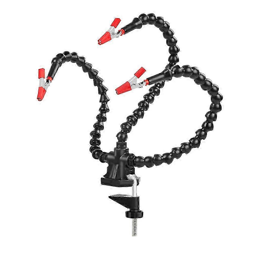 Compact 3-Arm Soldering Assistant Tool
