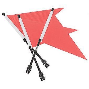Bicycle Flag Safety Warning For Children Holiday Celebration Triangle Style 15 Sets