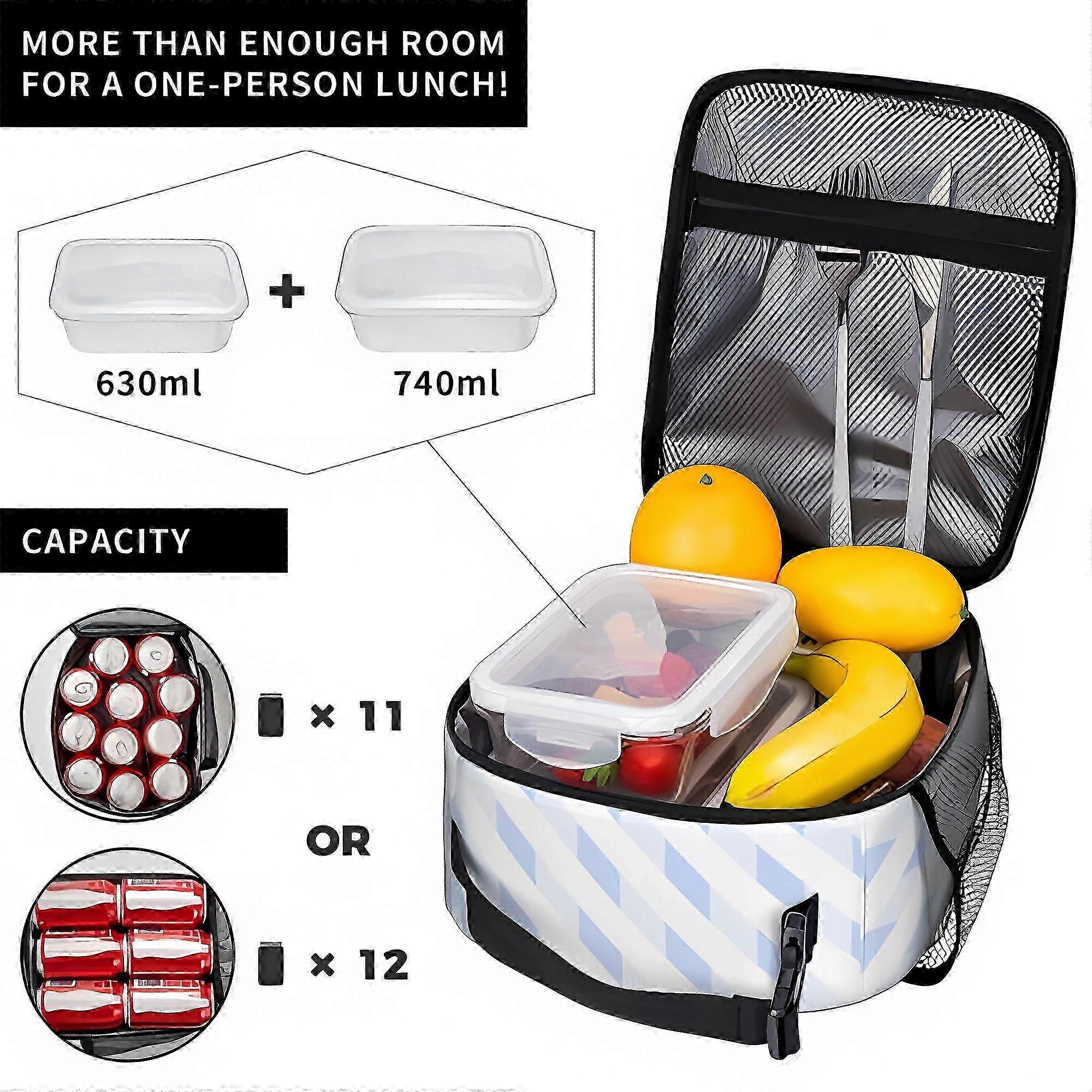 Sturdy Skull Print Insulation Bag