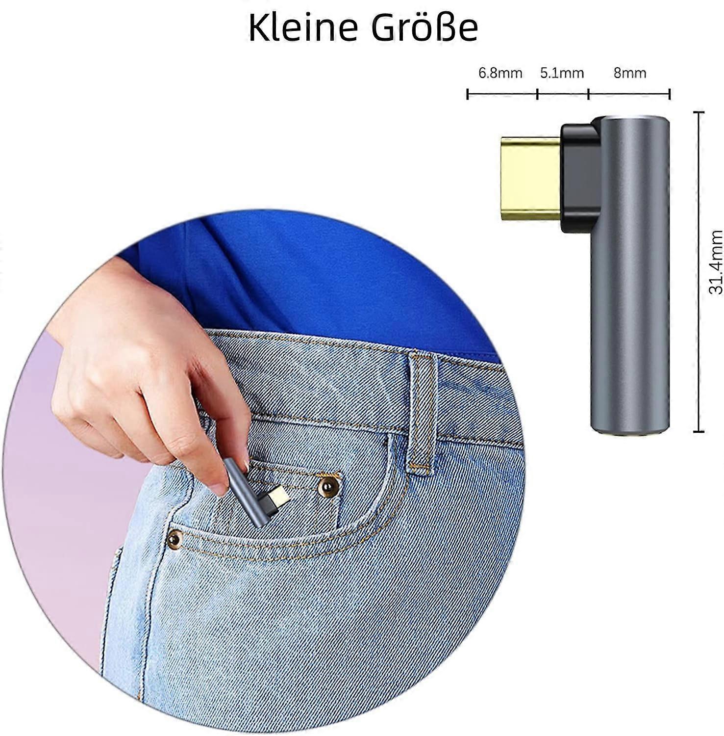 Multi-Function Right-Angle Portable Audio Adapter