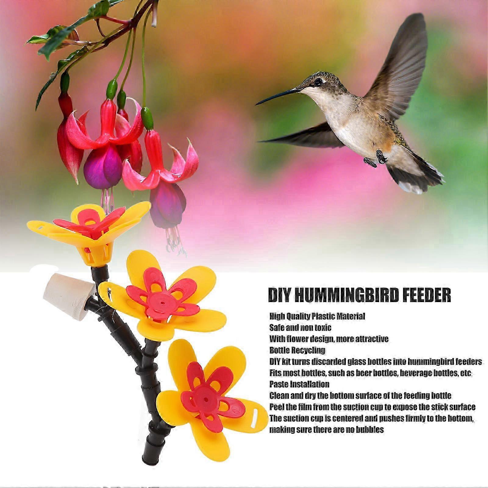 DIY Recycled Bottle Hummingbird Feeder