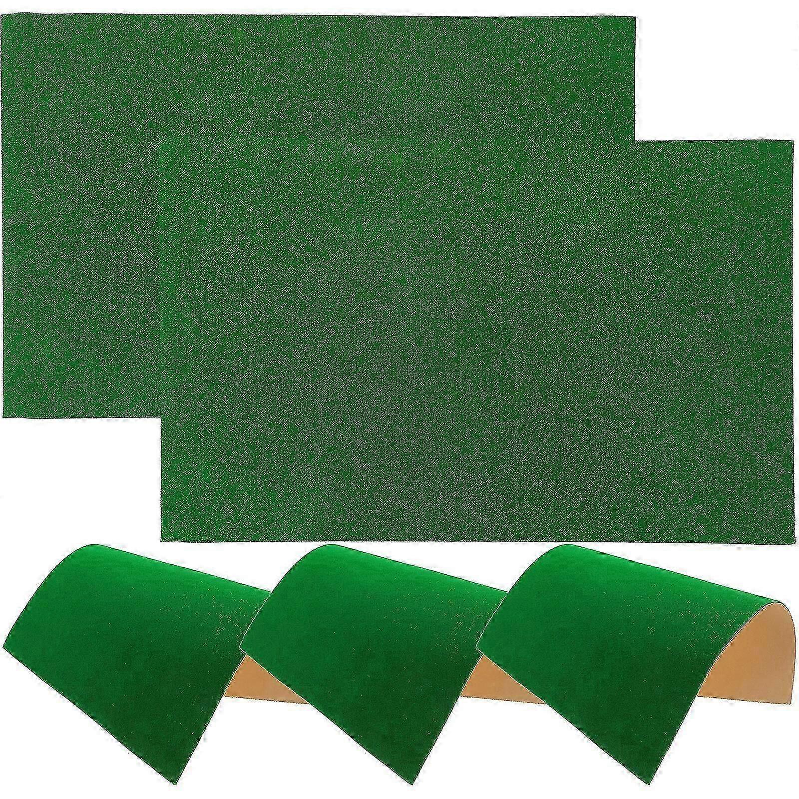5pcs Simulation Lawn Models Materials for Doll House & Sand Table
