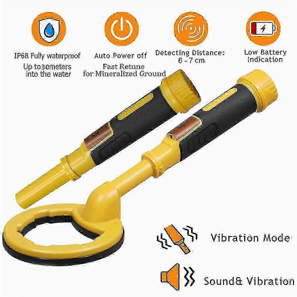 Professional Underwater Metal Detector with Dual Function Pinpointer