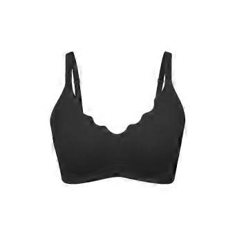 Große Unterwäsche für Damen, weiche Stützwirkung, V-Ausschnitt, gewellter Saum, nahtlos, mit Gel-Polsterung, geeignet für große Brüste, dünne BH-Verlängerung.