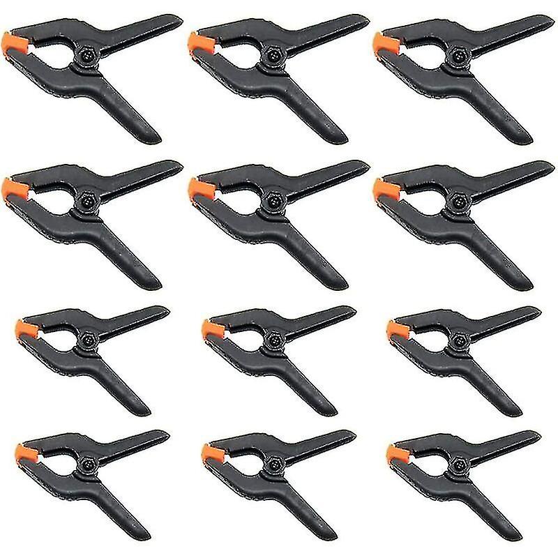 12 Pièces Pinces Clips Pinces Spring Clip Pinces Spring Clips Photo Background Clamp Canvas Clamp Grab Clamp 2 Tailles Pour Photo Background Photography