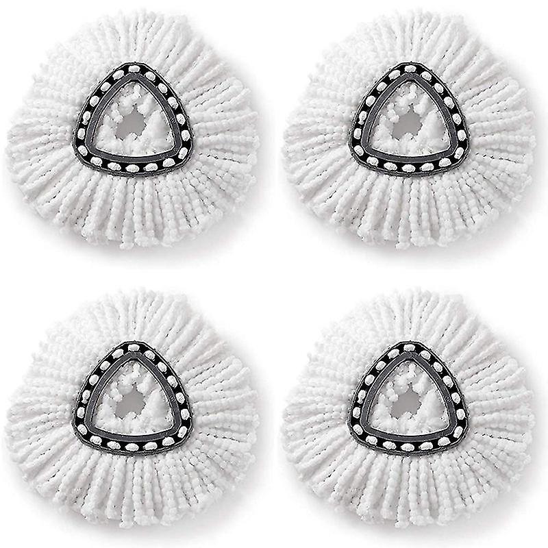 4pcs Mop Head Replacement Microfiber Mop Refills Spin Mop Replacement Head