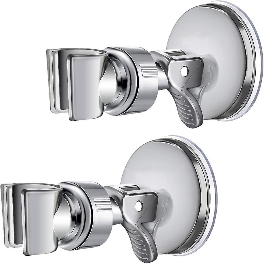 Bathroom Suction Cup Hand-held Shower Head Bracket, Removable Hand-held Shower Head (silver-2)