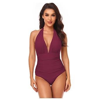 2023 New Women's One Piece Swimwear Summer Hot Selling Pleated