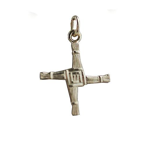 9ct Gold 22x22mm St Brigid's Cross