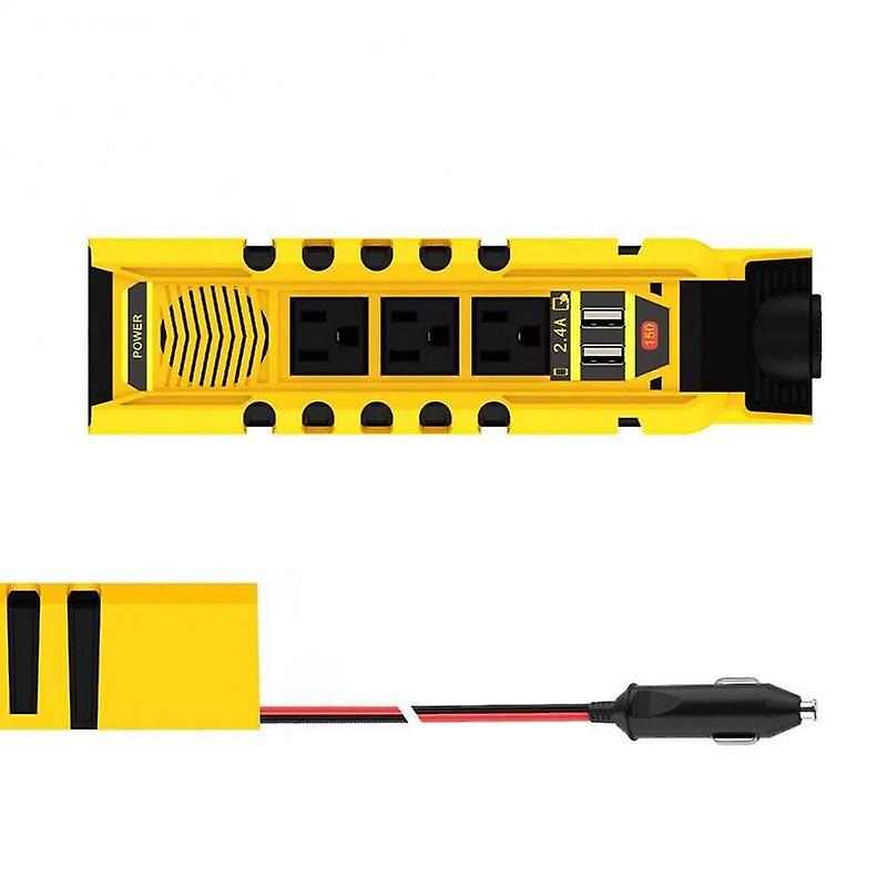 Portable Car Inverter Dual Usb Voltage Converter Multifunctional 150w Modified Wave