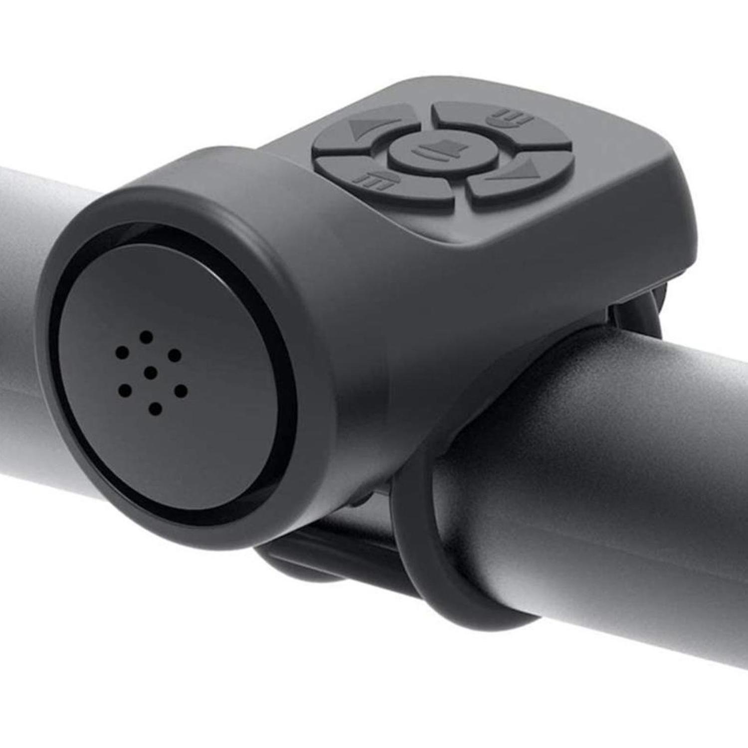2 In 1 Bike Alarm Bicycle Horn Easy Install Rechargeable Loud Bicycle Bell