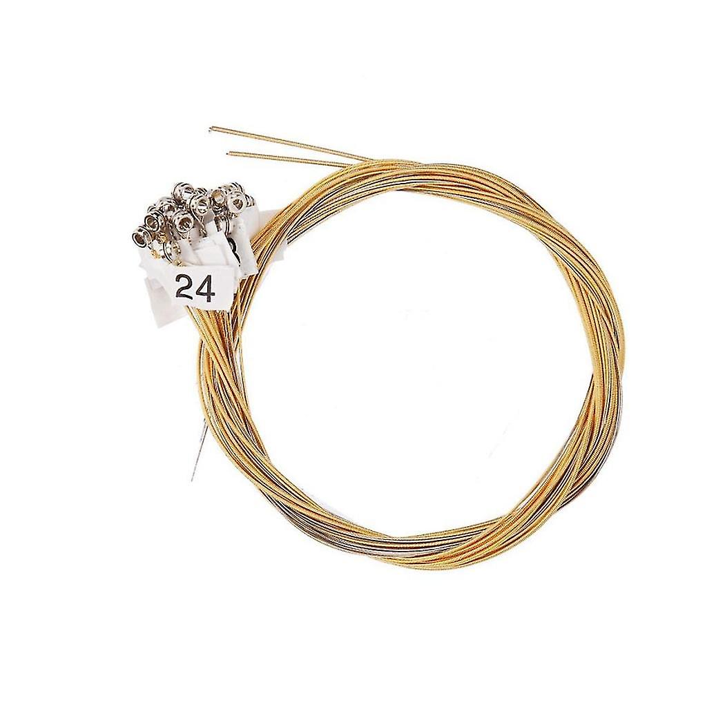 24 Strings Replacement Metal String For Lyre Harp, New Replacement Strings, Brighter And More Durab