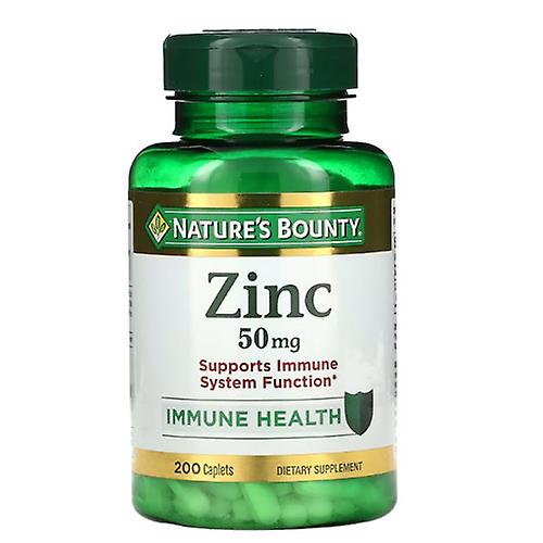 Nature's Bounty Zinc Gummies,50 mg ,200 Count (Pack of 1)