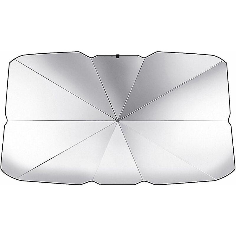 Foldable Car Windshield Sunshade, Car Front Windshield Sunshade, Silver, 125*65cm