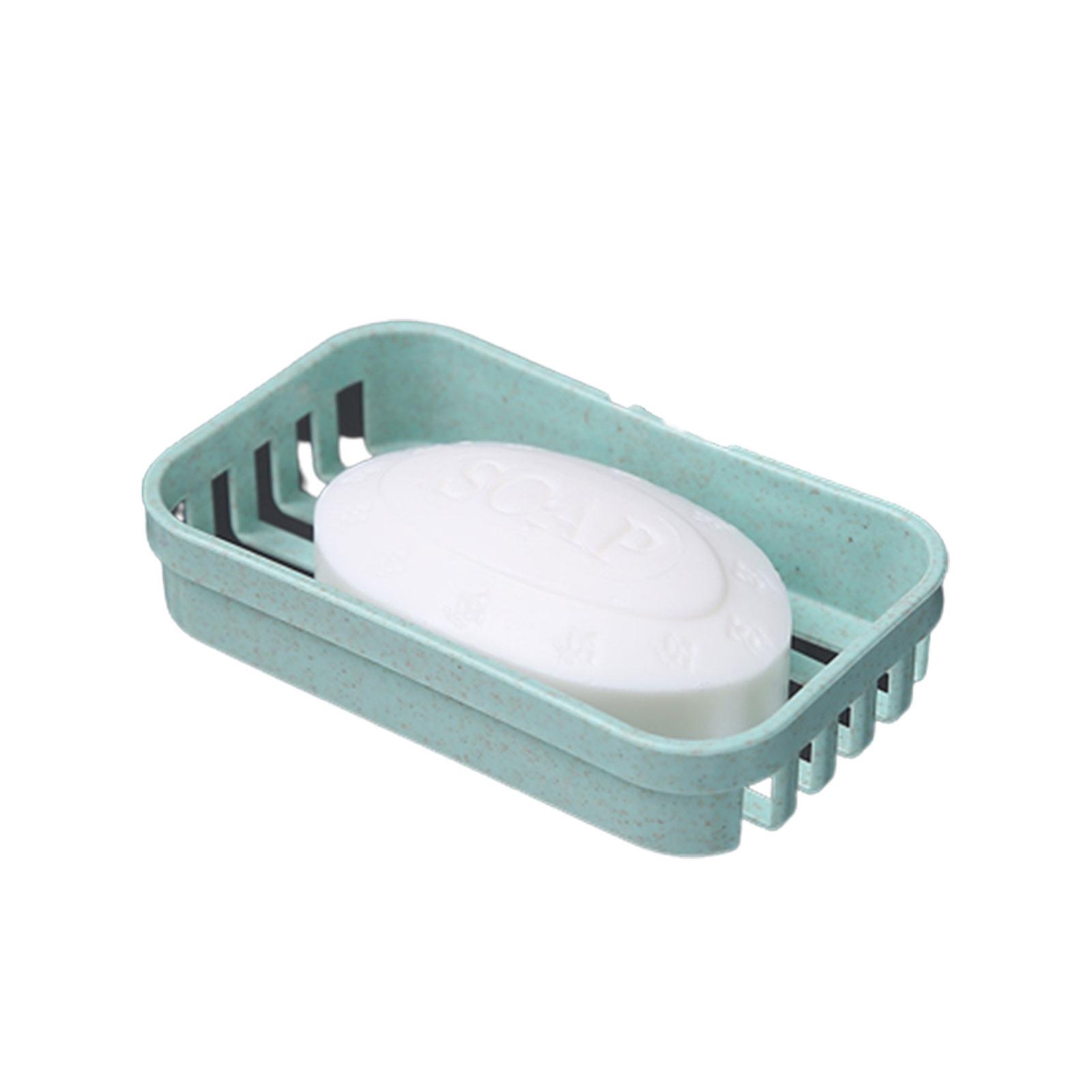 Wall Hanging Shower Soap Case Solid Colors Drying Soap Dish For Laundry Room Tub Balcony