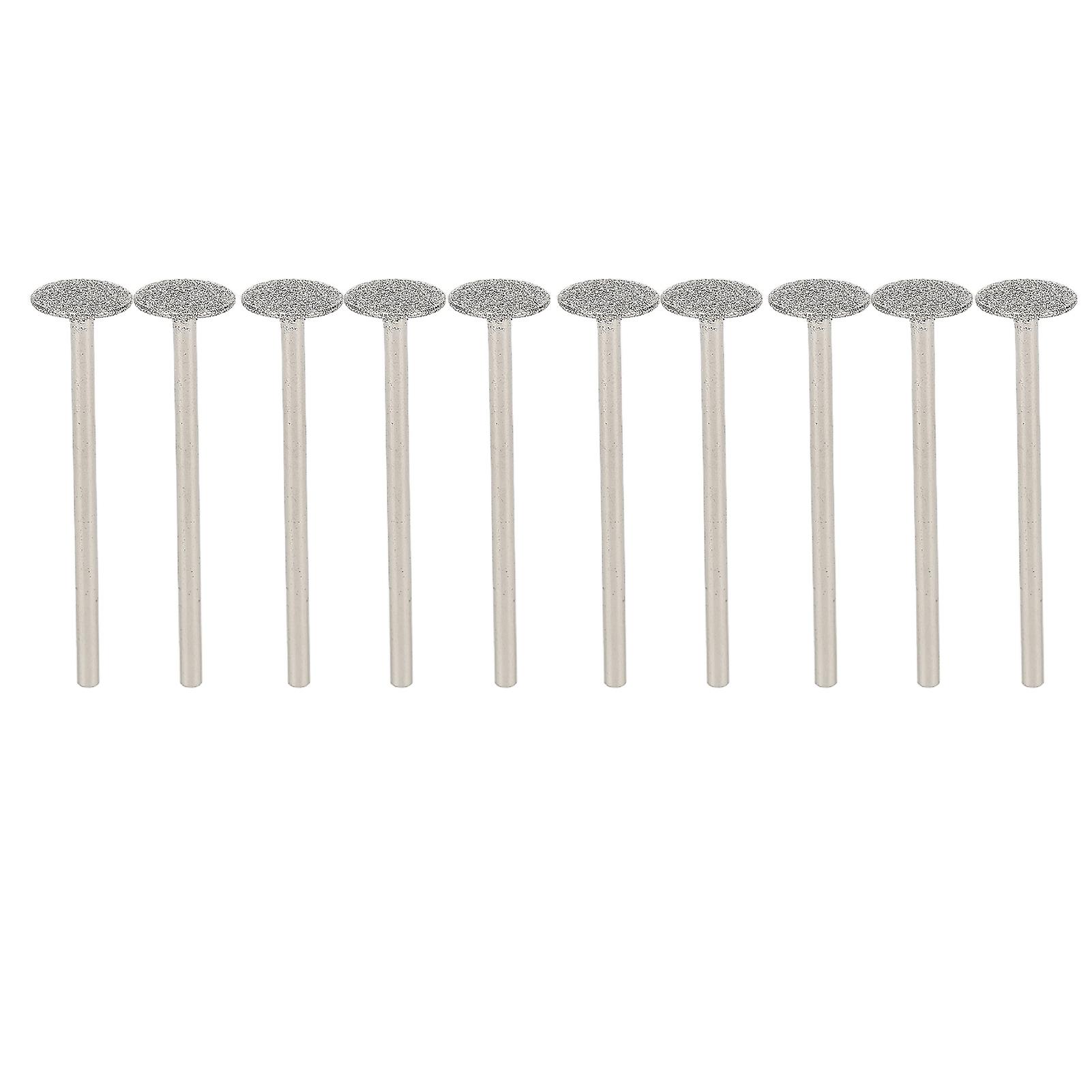 10pcs Nail Grinding Bits Rotary Manicure Polishing Head Set Interchangeable Nail Drill Bits