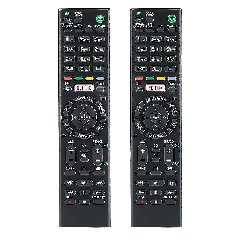 2PCS Durable Sony TV Remote Controllers Replacement with Large Buttons and Long Range