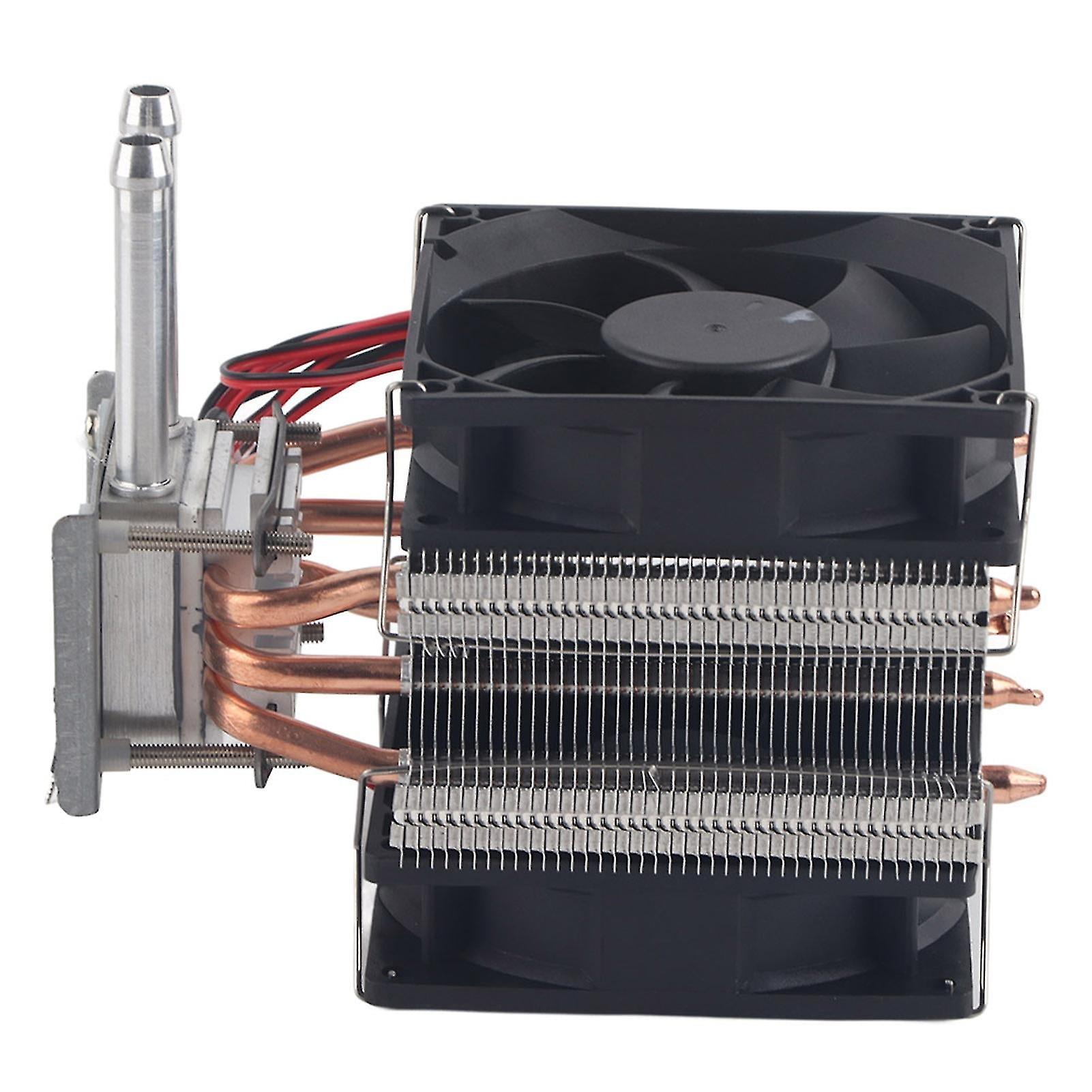 12V Thermoelectric Peltier Refrigeration Diy Water Cooling System Cooler Device With Fan