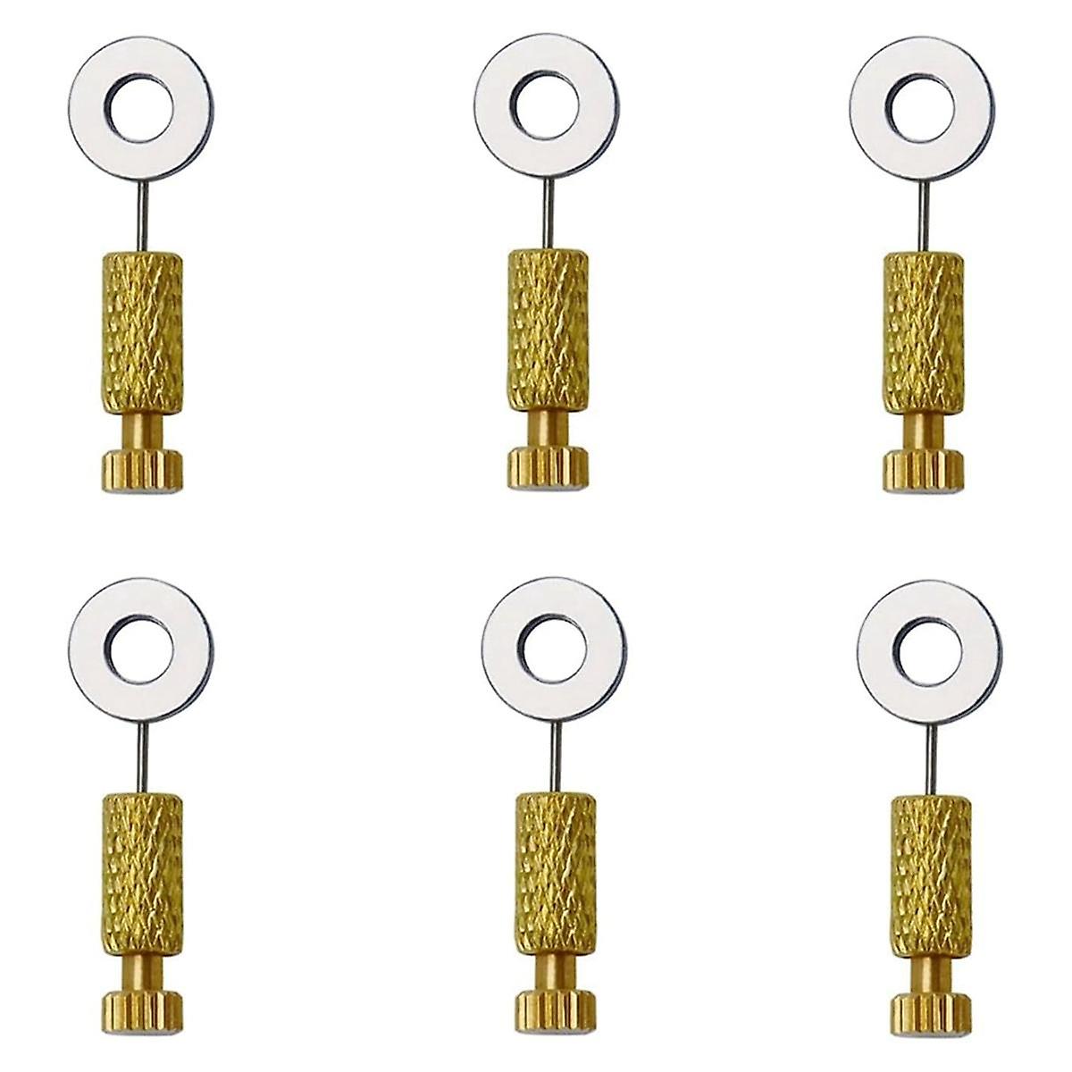 6Pcs (6-12mm/0.24-0.47In) Leather Suture Positioning Handmade Tools Leather Making Stitching Fixed