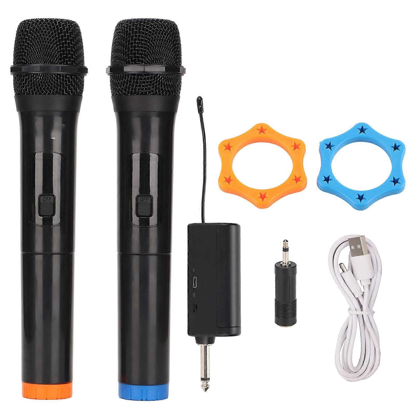 Professional Karaoke Microphone with Wireless Receiver for Entertaining
