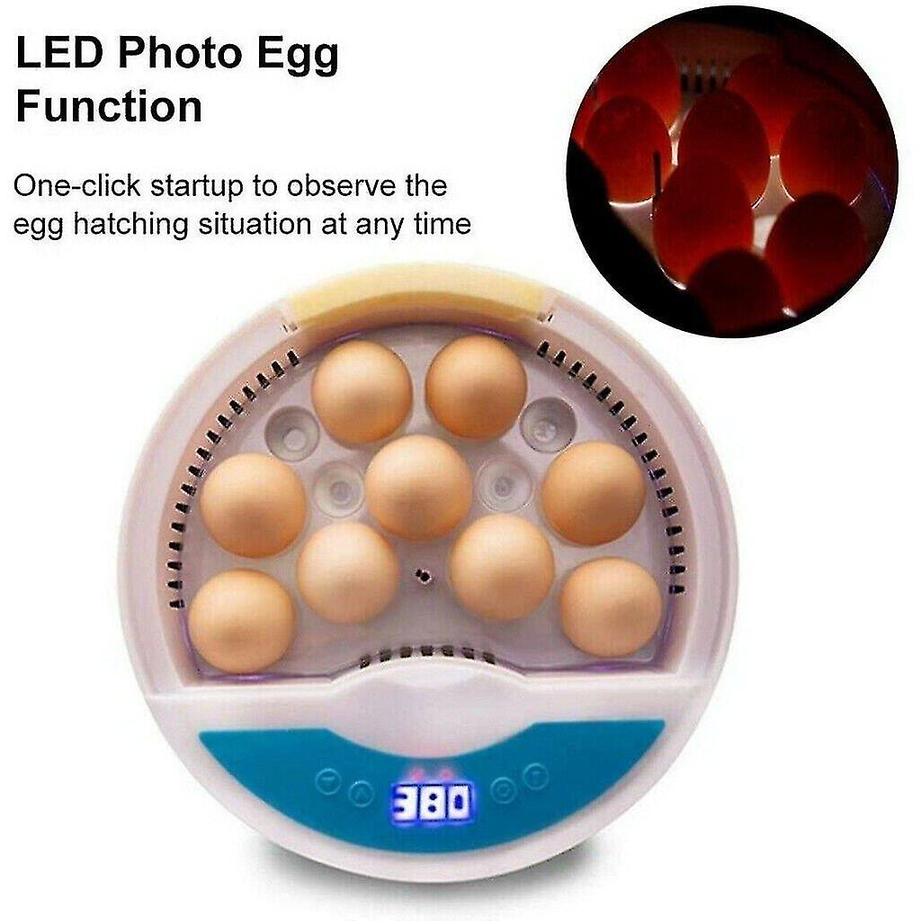 Egg Incubators 9 Eggs Incubator Temperature Control Digital Chicken Duck Hatcher Machine Uk