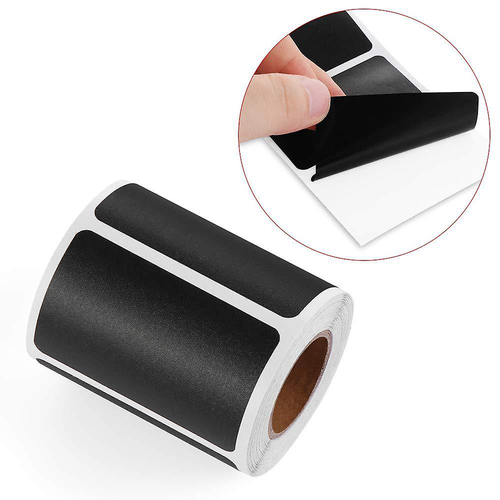 120 Pack Chalkboard Labels Waterproof Reusable Erasable Kitchen Labels Organize with 2 Erasable White Chalks