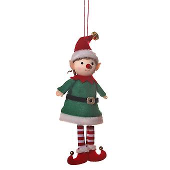 Boże Narodzenie Elfy Lalka Wisiorki Śliczne Pluszowe Wisiorek Xmas Elf Lalka Na Werandy I Przyjęcia Bożonarodzeniowe