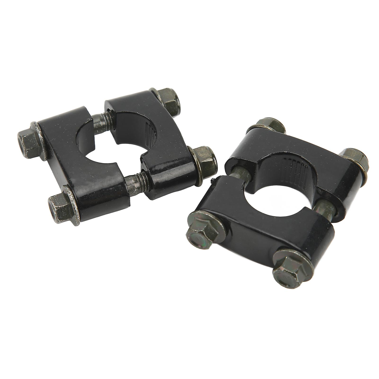 1 Pair 22mm Universal Handlebar Riser Clamp Single Hole Handle Bar Mount Clamp for Motorcycle 