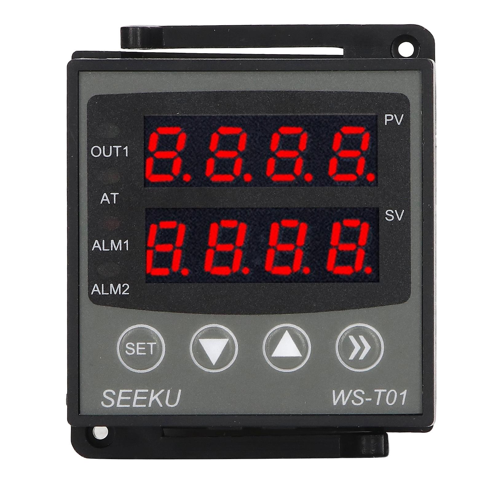 PID Temperature Controller Digital Display ABS Housing Intelligent Temp Control Meter DC 24V