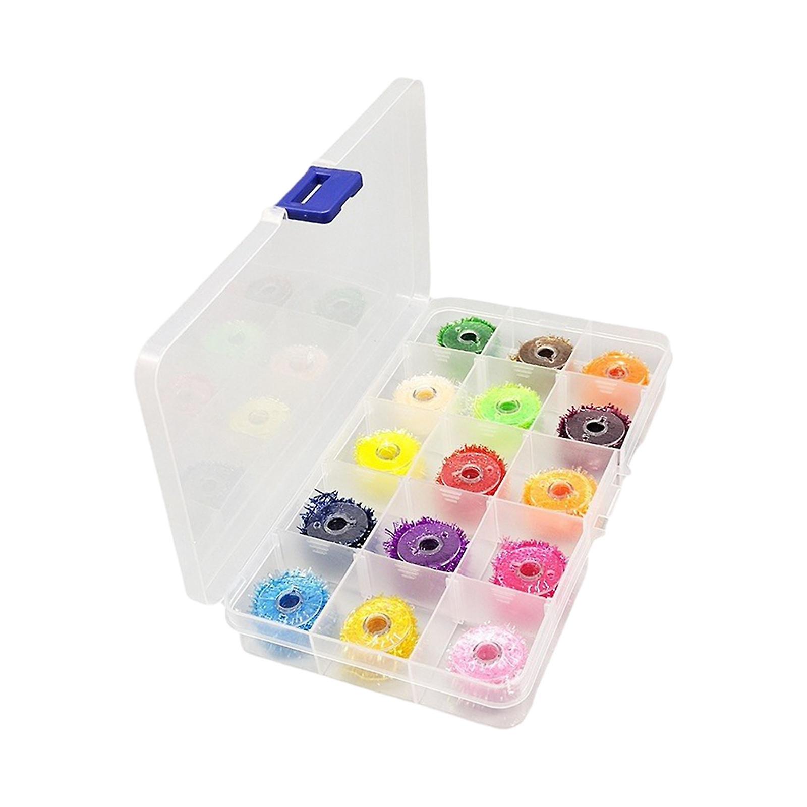 Lametta-Chenille-Linie Flash-Linie Tragbare praktische Fliegenbindefaden Fliegenbindematerialien für DIY-Fliegenbinde-Nymphenkörpermaterial