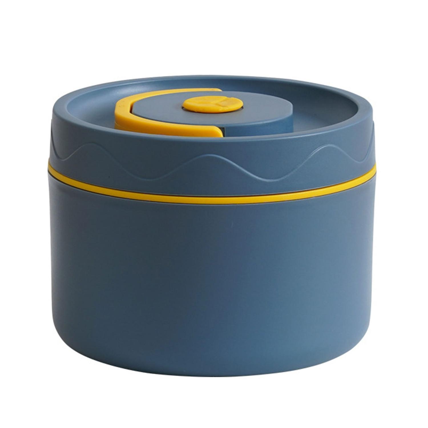 1/2/3/4Pcs 420ml/550ml Lunch Box Round Shape Sealing Silicone Rubber Ring High Capacity Leak Proof