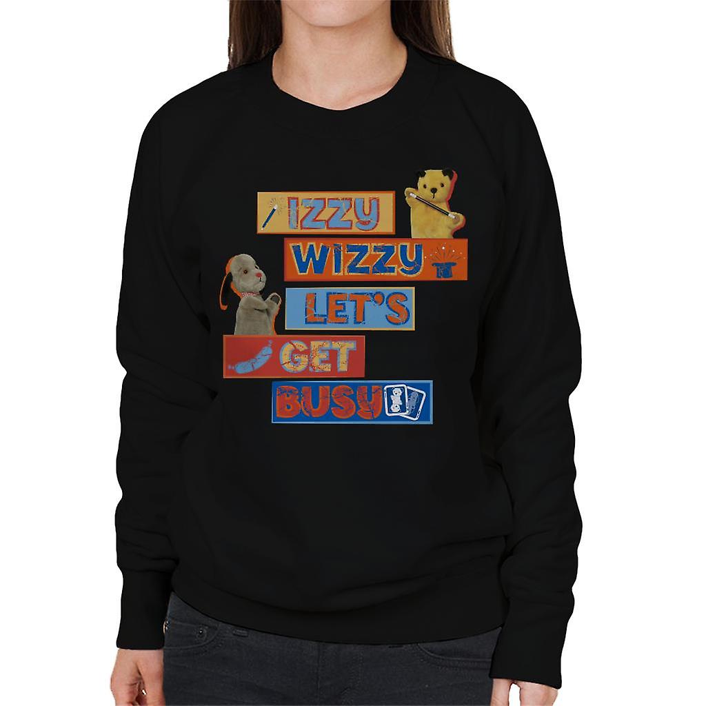 Sooty Izzy Wizzy Let's Get Busy Women's Sweatshirt