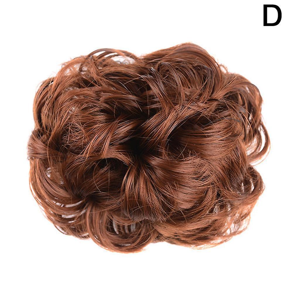 Extensions de cheveux à clipser, chignon décoiffé, chouchou, postiche naturel