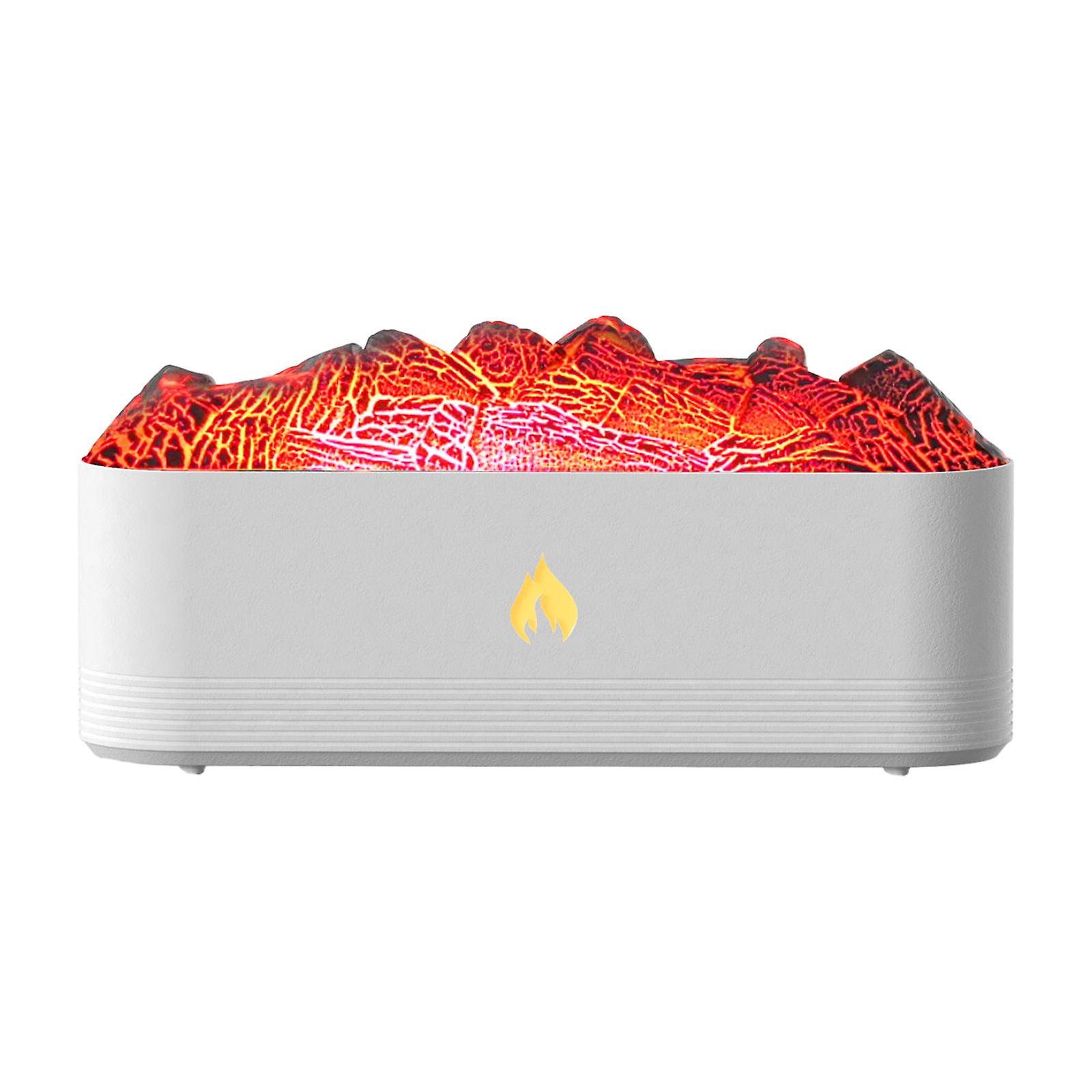 Simulation Flame Essential Oil Diffuser, Simulation Fire Humidifier, 7 Colors Changed Versatile Portable for Home SPA Reading