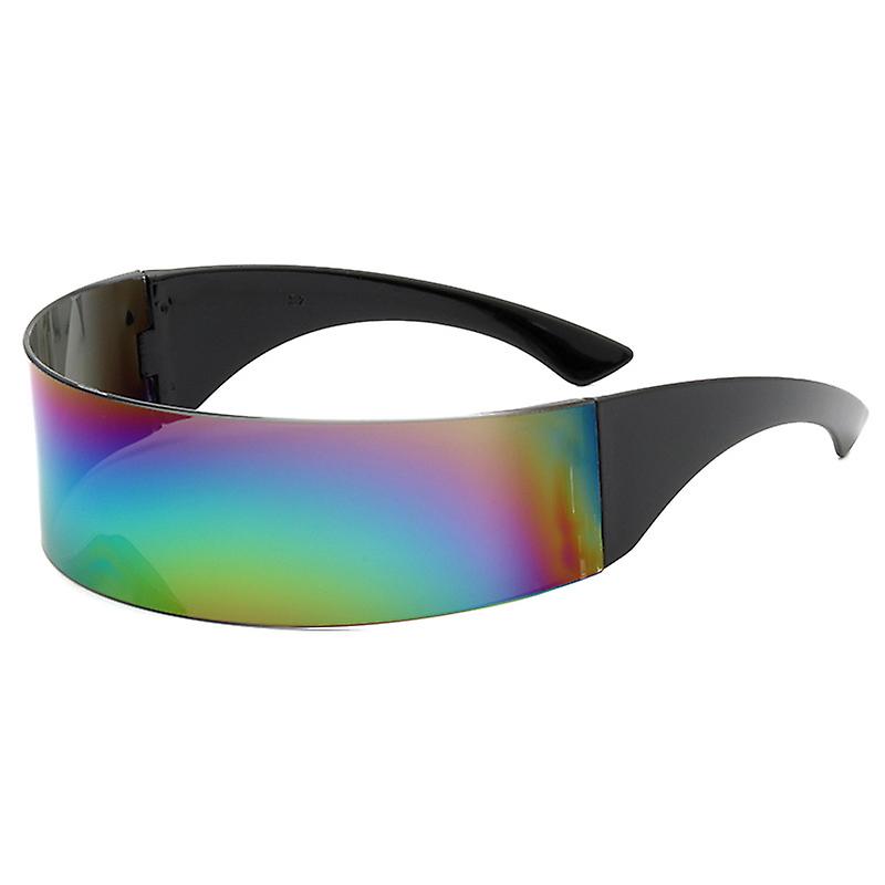 SQCLV Futuristic Shield Sunglasses Monoblock Cyclops 100% UV400