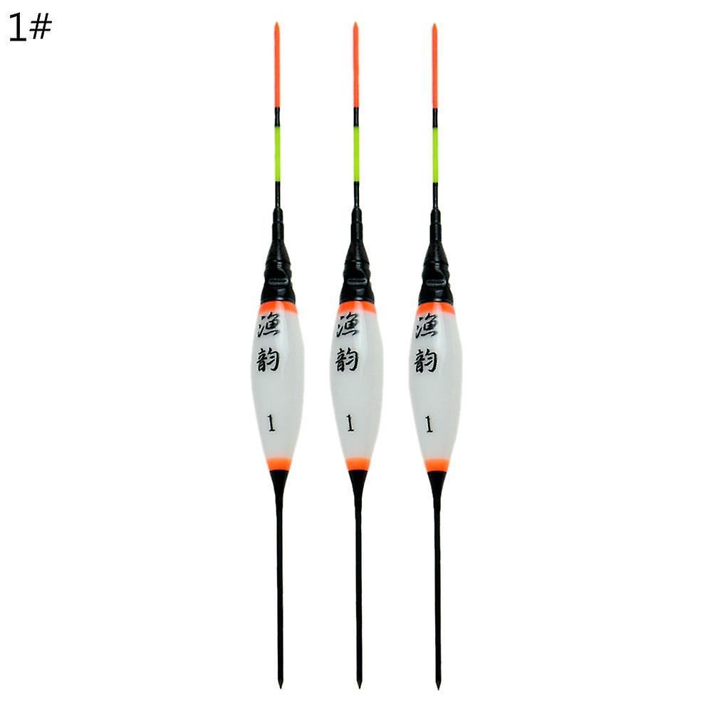 3kpl valaiseva LED-valo elektroninen pystysuora yökalastus kelluva bobber poiju