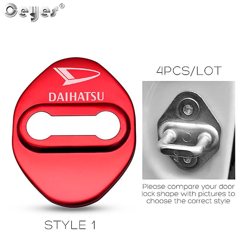 4pcs Car Accessories Protective Door Lock Covers For Daihatsu Terios Sirion Mira Materia Rocky YRV Car Styling Decoration~10465