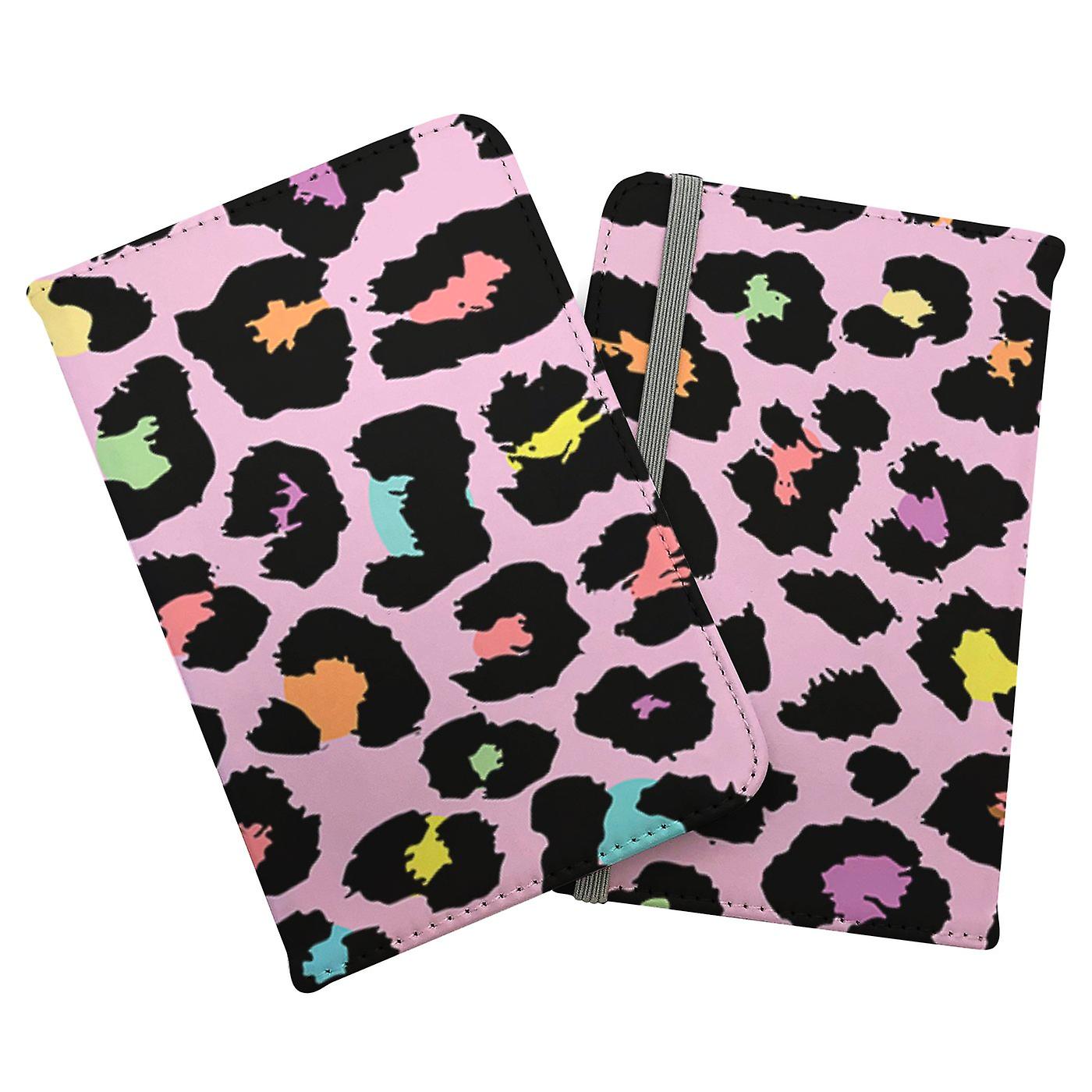 Pink Leopard Print Passport Cover