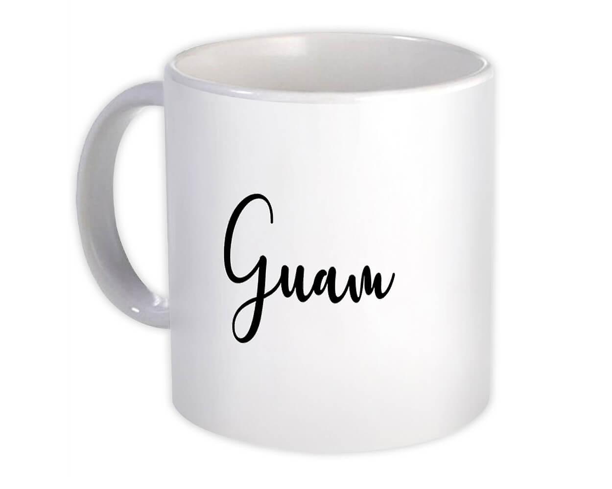 Taza de regalo: Guam Cursive