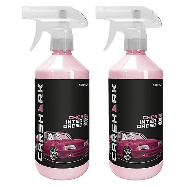 Cherry Interior Dressing 2 x 500ml Spray, Revive and Protect, CARSHARK
