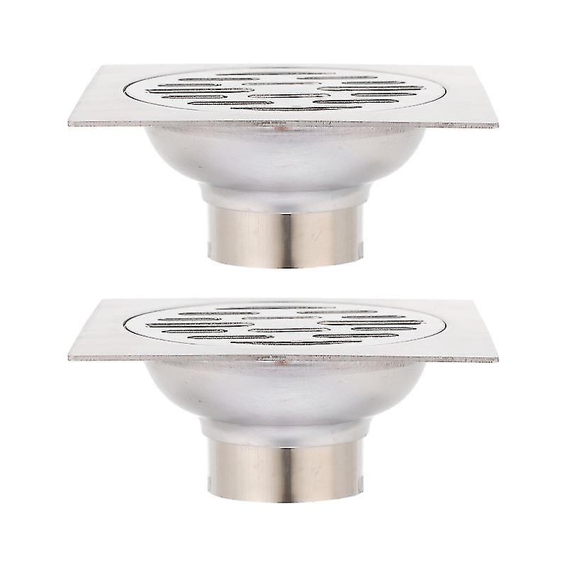 2pcs Square Floor Drain
